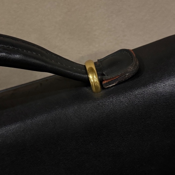 Vintage COACH Black Leather Lexington Briefcase - Picture 6 of 10